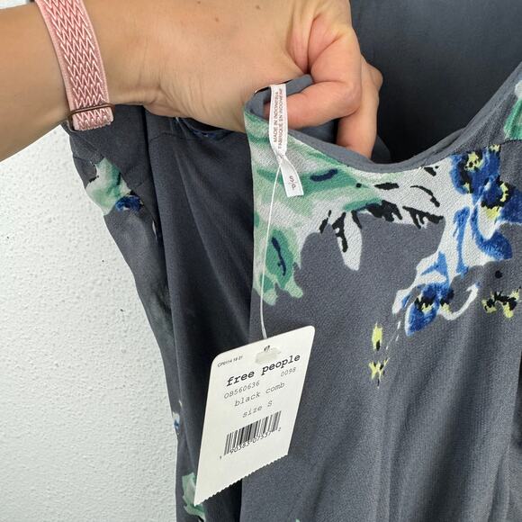 NWT Free People Faded Bloom Mini Dress - Picture 5 of 7